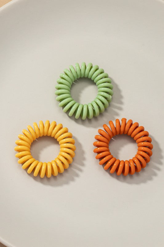 3-Piece Set Coil Hair Ties