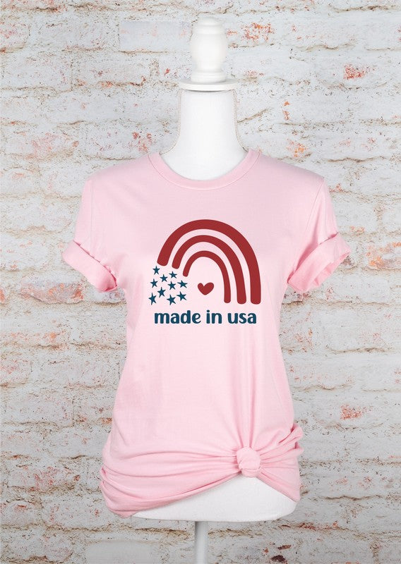 Made in USA Crew Neck Softstyle Tee