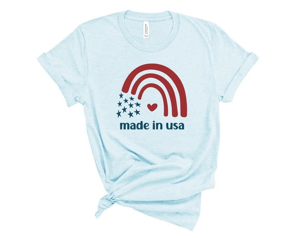 Made in USA Crew Neck Softstyle Tee