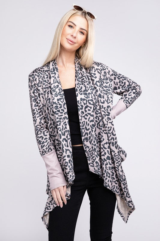 Wild Thing Leopard Print Cardigan